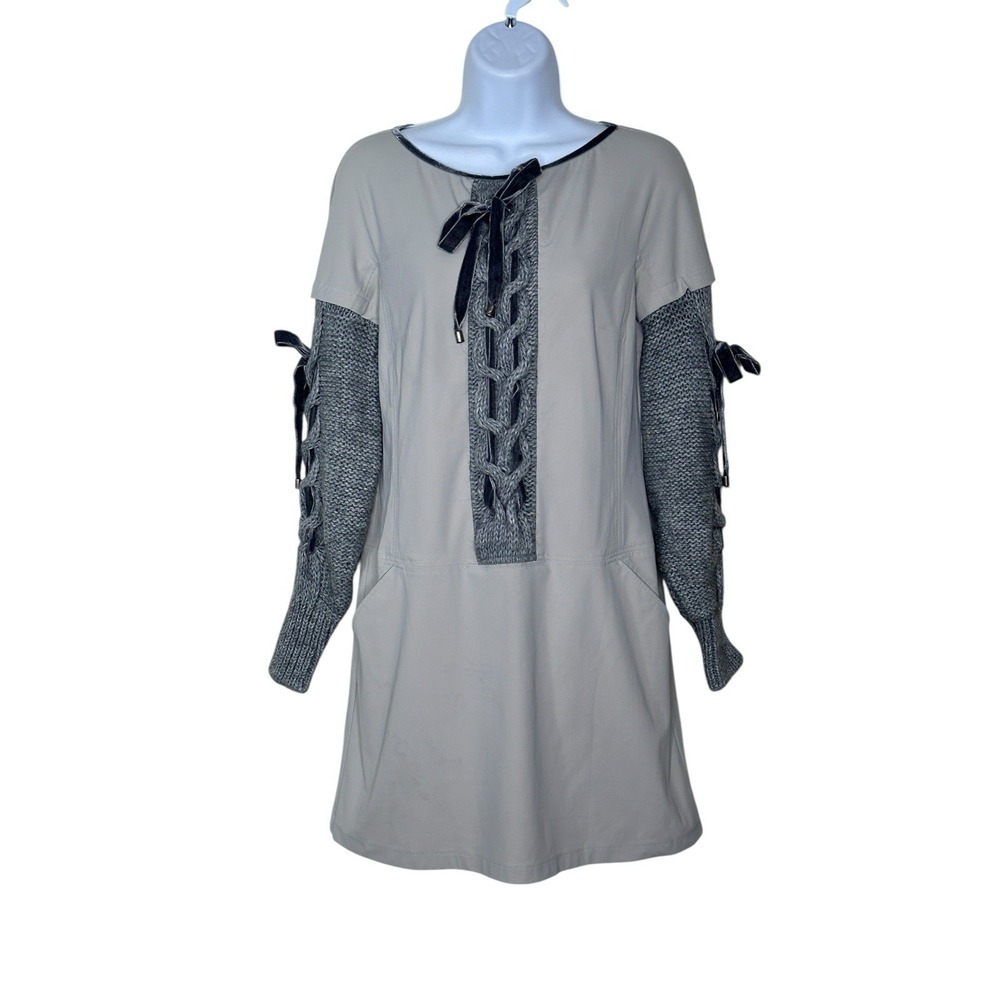 indies Paris France Gray Indie Steampunk Dress Velvet Alpaca 1 Small Lagenlook
